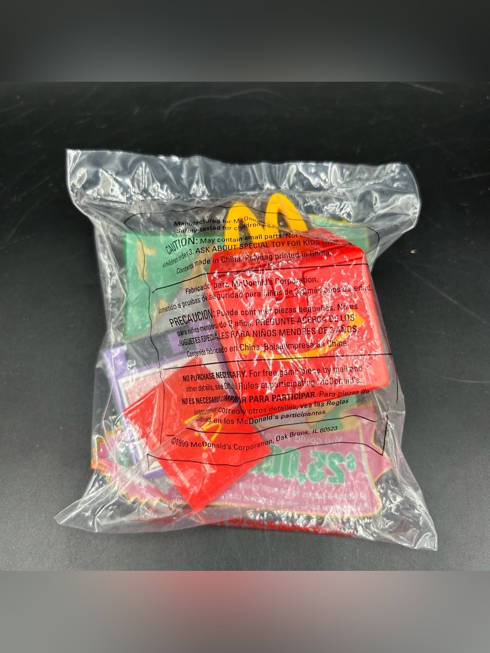 Vintage 1999 McDonalds Ronald Scholars Happy Meal Box Computer Toy 1 Sealed Rare